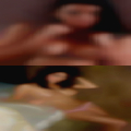 Naked woman home alone