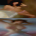 Pretty senior naked woman