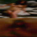 Naked woman with fussy